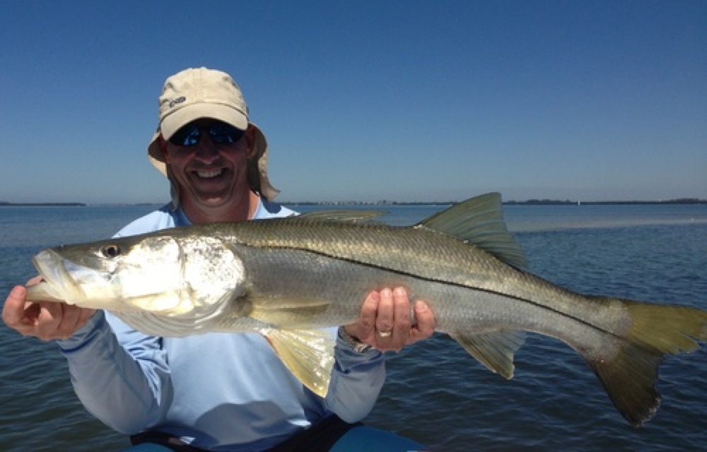 Spring snook on the flats