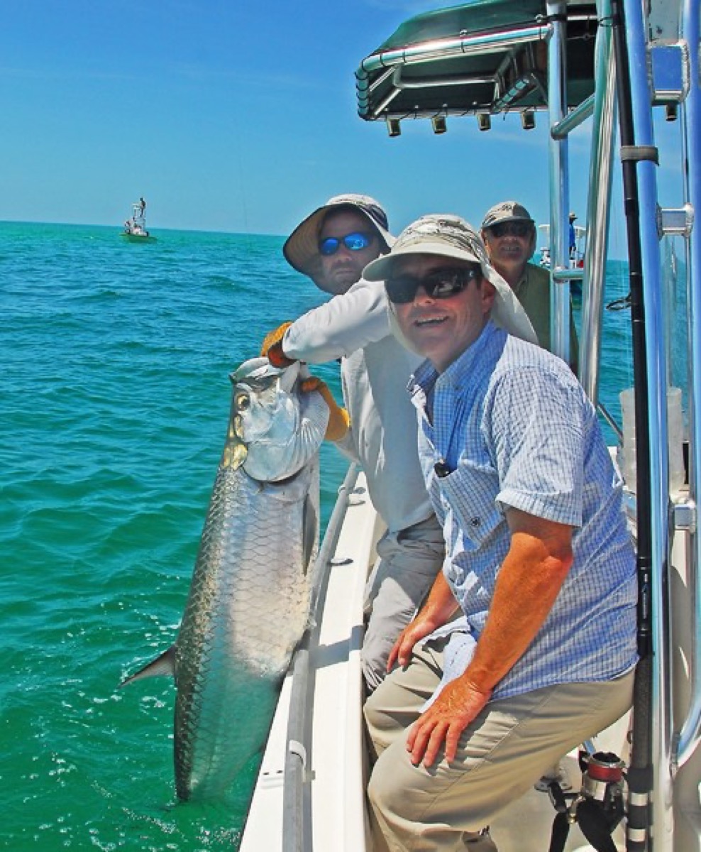 Peak tarpon off the beaches